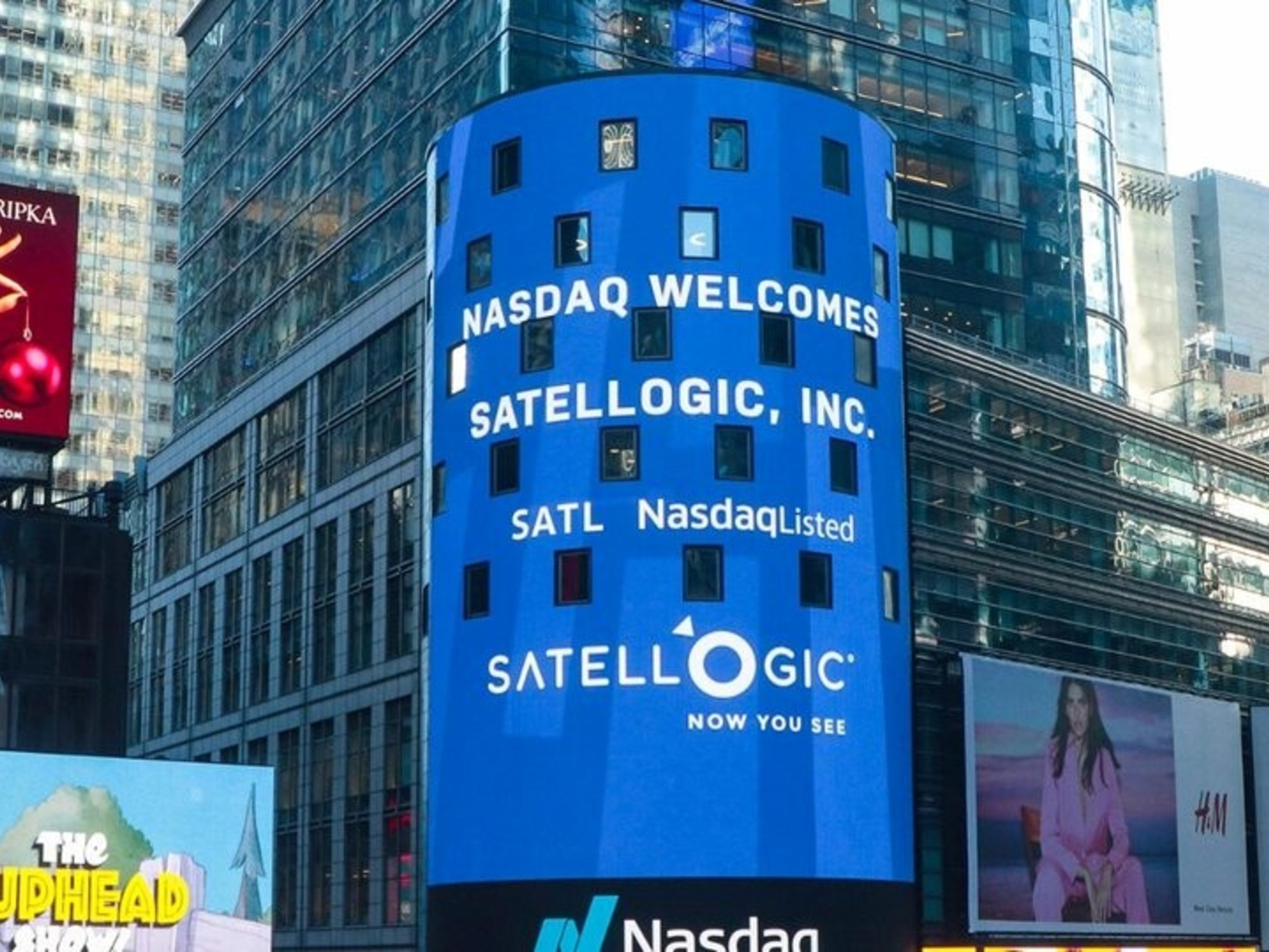 Cartel de Satellogic Nasdaq