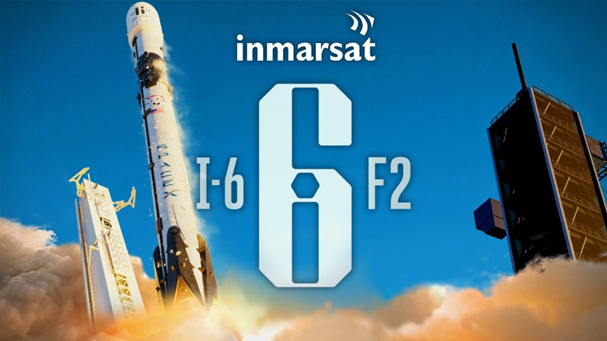 SpaceX lanza el segundo satélite híbrido de la operadora Inmarsat