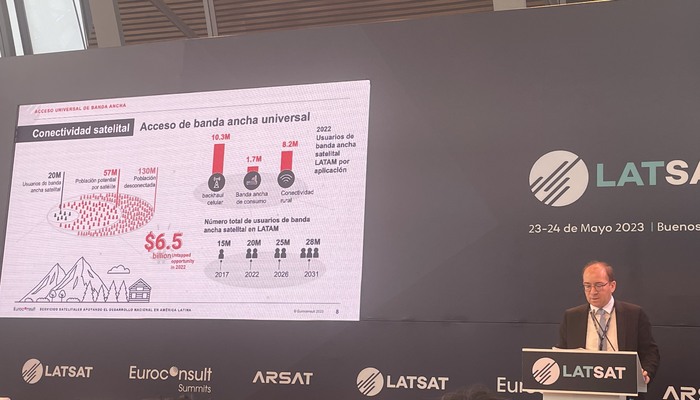LATSAT 2023: Euroconsult presentó estimaciones sobre el mercado satelital latinoamericano