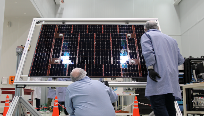 CONAE inicia ensayos de los paneles solares para SABIA-MAR