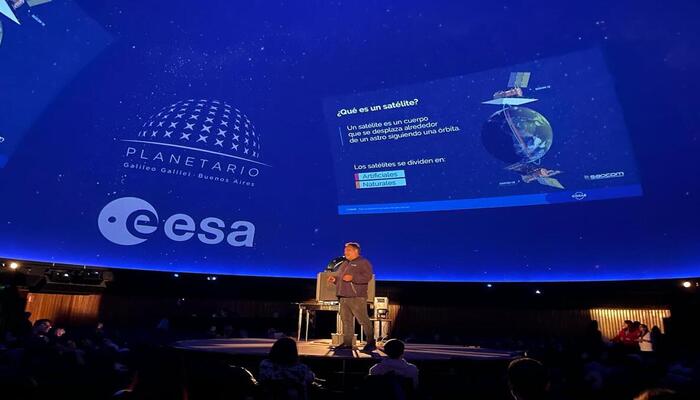 La CONAE realizó una jornada espacial junto a la ESA